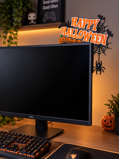 Happy Halloween TV, Monitor & Door Topper