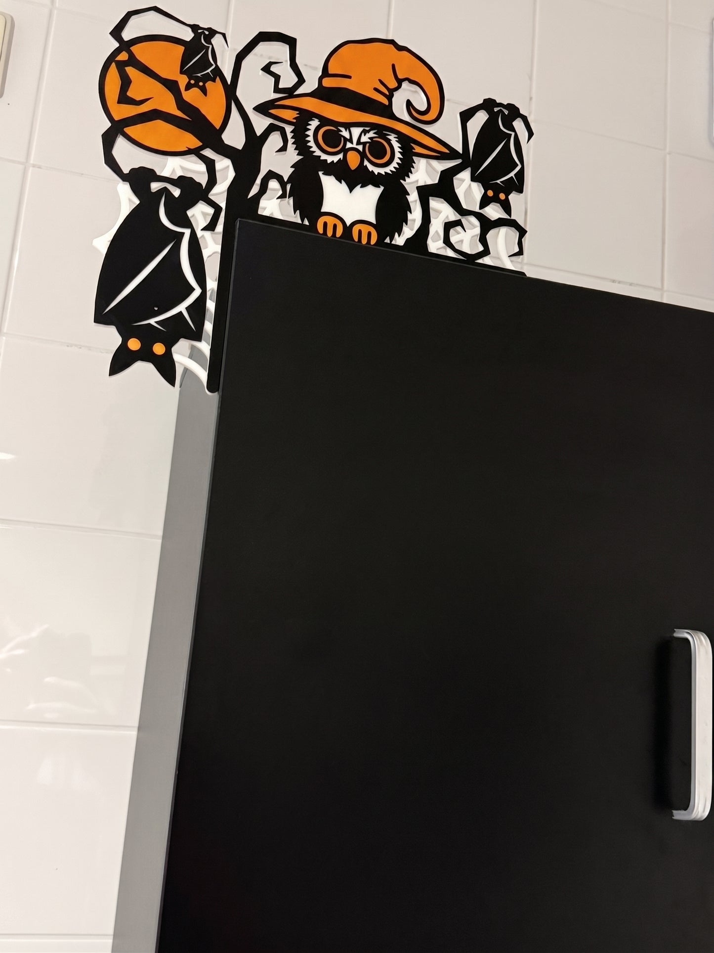 Halloween Owl TV, Monitor & Door Topper
