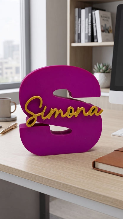 Personalized Letter with Name – Custom 3D Printed Name Sign