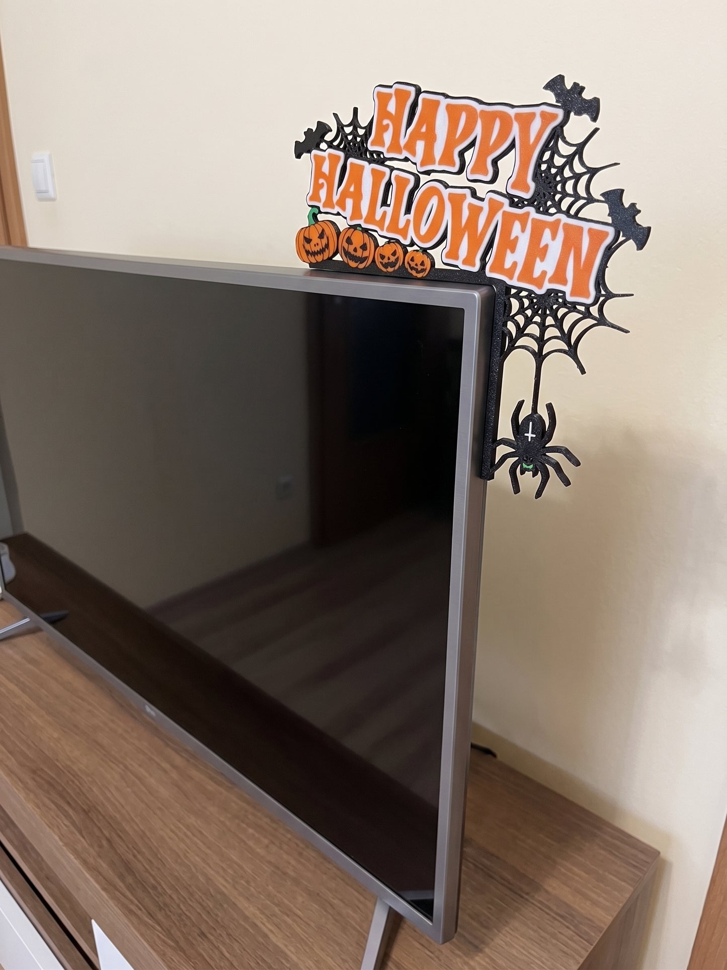 Happy Halloween TV, Monitor & Door Topper