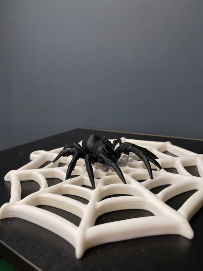 Custom-Colour Spider Web Wall Hanging – Halloween Decoration