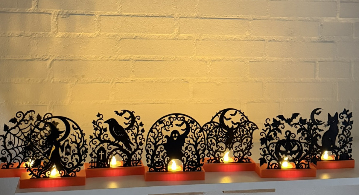 Halloween LED Candle Decoration – 7 Spooky Designs