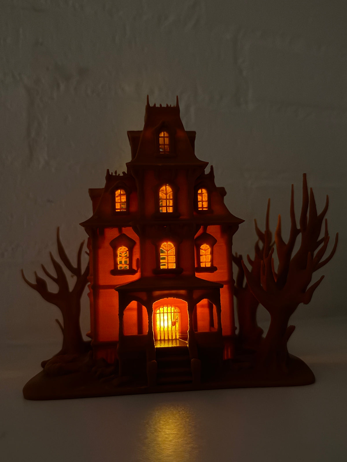 Haunted House LED Candle Holder – Halloween Décor