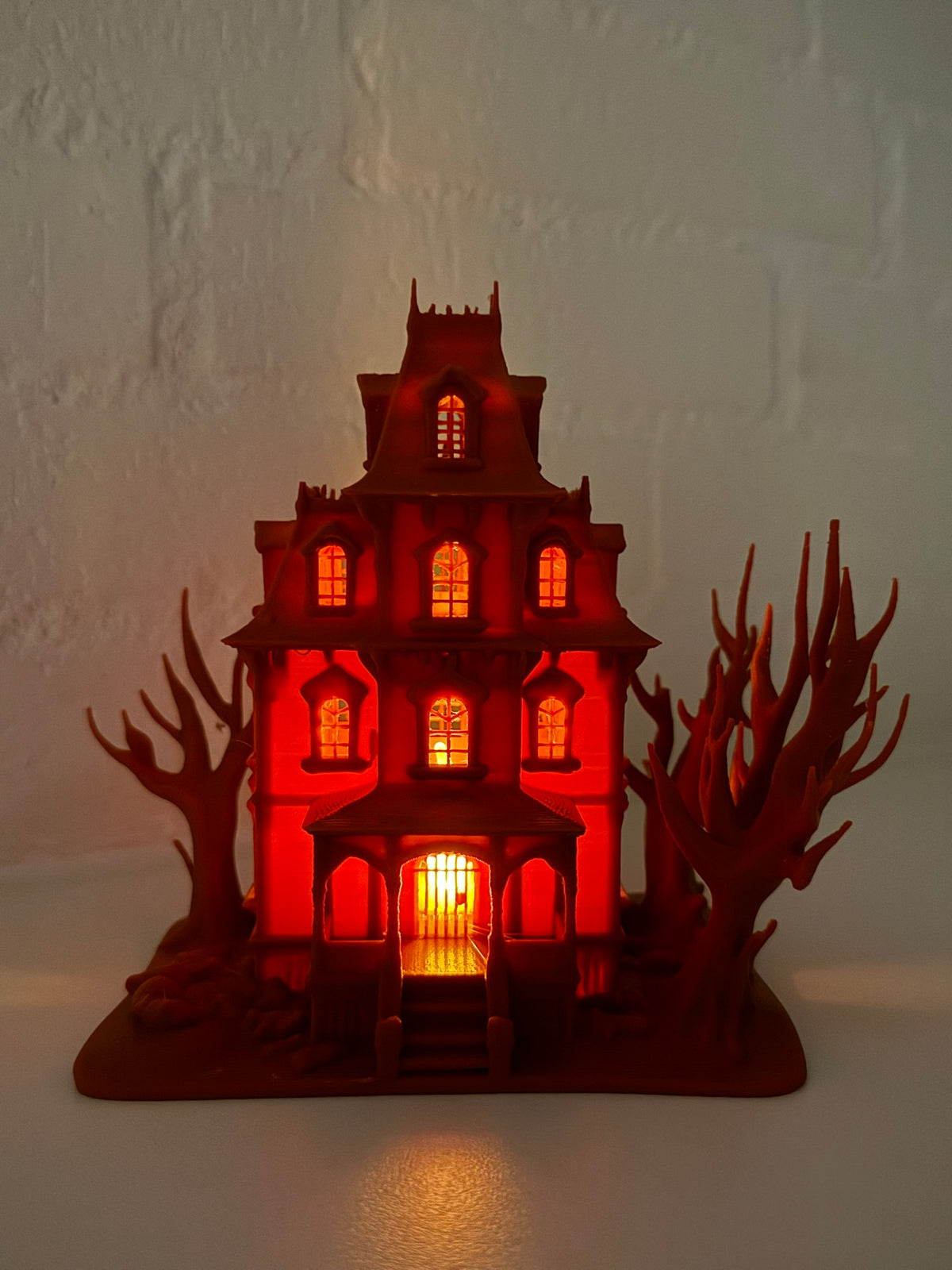Haunted House LED Candle Holder – Halloween Décor