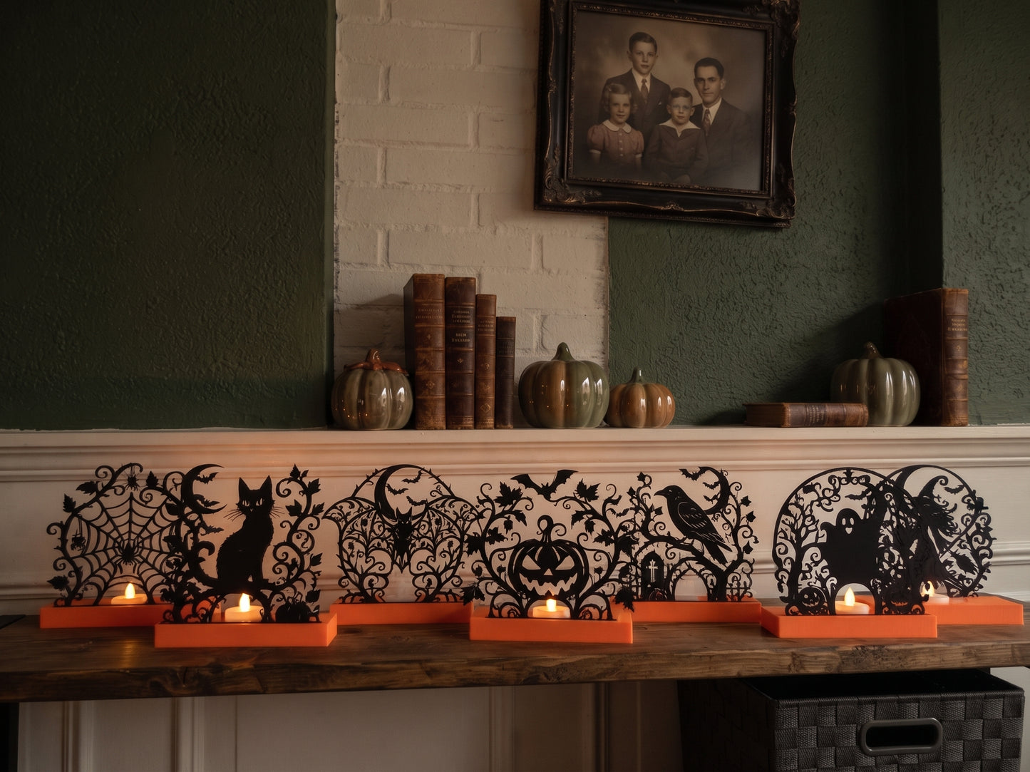 Halloween LED Candle Decoration – 7 Spooky Designs