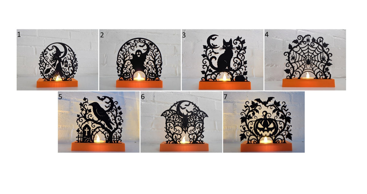 Halloween LED Candle Decoration – 7 Spooky Designs